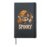 Halloween Spooky Cat with Hat Halloween Meme Hardcover Journal, Black