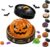 Halloween Spooky Ghost Squishie-s Toys Stress Balls for Adults Fidget Toy with Steamer,Relief Fidget Sensory Toys for Holiday Party Favors & Birthday Gifts Orange