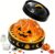 Halloween Spooky Glitter Dumpling Squishies Toys, Dumplings Stress Balls for Adults Fidget Toy with Steamer, Cute Halloween Decor Ghost Bao Bun Squishes for Anxiety Relief, Orange