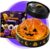 Halloween Spooky Glitter Dumpling Squishies Toys,Halloween Pumpkin Stress Ball for Adults,Spooky Ghost Dumpling Squeeze Squishy,Smushers Squishy Glitter Dumplings Mystery Blind Boxes