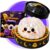 Halloween Spooky Glitter Dumpling Squishies Toys,Halloween Pumpkin Stress Ball for Adults,Spooky Ghost Dumpling Squeeze Squishy,Smushers Squishy Glitter Dumplings Mystery