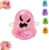Halloween Spooky Super Soft Stress Balls | Squishy Sensory Squeeze Toy Relief Fidget Gift for Women Men Horror Holiday & Birthday Gift Party Favor(Pink)