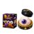 Halloween Squishies Spooky Glitter Dumpling Squishy Toys, Stress Balls Fidget Toy with Steamer, Cute Scary Halloween Decor Ghost Bao Bun Squishes for Anxiety Relief