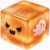 Halloween Squishy Cube, Glitter Ghost Fidget Toy, 2.17 Inch，E