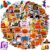Halloween Stickers, 100Pcs Halloween Pumpkin Theme Stickers Bulk, Vinyl Waterproof Halloween Holiday Party Sticker, Halloween Holiday Gifts for Kids Teens Adults