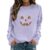Halloween Sweatshirts for Women Cute Graphic Long Sleeve Soft Pullover Tops