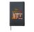 Halloween Thanksgiving Christmas Happy HalloThanksMas Kitty Hardcover Journal, Black