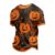 Halloween Tshirt Men Funny Pumpkin Shirt Men Short Sleeve Scoop Neck Pumpkin Face Print Comfy Halloween Tee Light Brown XL