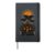 Halloween We Fly At Dawn Cute Creepy House Bats Kids Hardcover Journal, Black