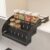 Halyuhn 3 Tier Pull Down Spice Rack, Gunmetal Gray Spice Rack Organizer for Inside Cabinet