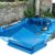 Hamankim Reinforced Blue Pond Liner, Easy Cut Flexible Impermeable Film for Cisterns Water Resources Engineering, 3x2m 5x6m 7x8m 8x10m Resistant HDPE Pond Liner Membrane