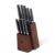Hampton Forge 898539 Aero 10-Piece Cutlery Block Set, Black