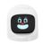 Hamwesh Car Dashboard Emotional Companion, High Accuracy Gyroscope Magnet Smart AI Robot, Expressive Robot with 52 Expressions Voice Type C Charging Traceless Adhesive Base for Auto (White)