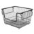 Hamwesh Freezer Organizer Bins, Stackable Refrigerator Organizer Bin Heavy Duty 40 Lb Capacity Wire Storage Basket, Wire Baskets for Freezer with Collapsible Handles for Kitchen Pantry
