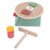 Hamwesh Premium Wooden Play Food Set, 7pcs Pancake Kitchen Toys for Toddlers Ages 3-5, Breakfast Playset with Pancake Machine, Cutting Food Accessories, Kids Girls