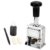 Hamwesh Self Inking Number Stamp 6 Digits Zinc Alloy Automatic Numbering Machine, Style Clear Codes Date Stamper for Accounting Office Home School Banking
