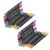 HANABASS 12pcs Dual Tip Dual Color round Tip Plastic Markers