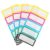 HANABASS 20pcs Reusable Dry Erase Labels Stickers with Nano Glue Removable and Easy to Clean Pantry Labels Stickers for Classroom and Home Office Organization