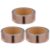 HANABASS 3 Rolls Rolls of Decorative Metallic Washi Tape for Crafting and Holidays, Multi-use, Easy to Tear, No Residue, Solid Color Tape for Scrapbooking and DIY Projects