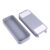 HANABASS Drawer Storage Box with Adhesive Back, Abs Plastic Pen Organizer, Grey Under-desk Hidden Drawer Style Organizer for Office and School Supplies
