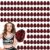Hanaive 100Pcs Metallic Cheerleading Pom Poms with Baton Handle Cheerleader Pompom Foil 30g Cheering Squad Hand Flowers for Adults Team Spirit Sports Party Cheering(Red and Black)