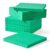 hand2mind Green Foam Base Ten Blocks, Flats Set, Place Value Blocks, Counting Cubes for Kids Math, Base 10 Math Manipulatives for Kids, Kindergarten Homeschool Supplies (Set of 10)