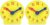 hand2mind Mini Geared Clock, Telling Time Teaching Clock, Analog Learning Clock for Kids, Learning to Tell Time, Math Teaching Classroom Supplies (Set of 1) (Pack of 2)