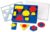 hand2mind Plastic Attribute Blocks Student Kit, Geometry Set, Preschool Learning, Manipulatives for Preschool, Montessori Math, Shapes for Toddlers, Home Schooling Materials Pre-K (Set of 60 Blocks)