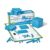 hand2mind Plastic Base Ten Blocks Activity Set, Place Value Manipulatives, Base 10 Blocks for Math, Counting Cubes, Math Manipulatives 1st Grade, Small Group Classroom Must Haves (133 Pieces)