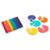 hand2mind Plastic Rainbow Fraction Tower Cubes and Fraction Circles Montessori Math Materials for Kids