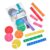 hand2mind Rainbow Fraction Magnetic Starter Set, 102 Fraction Tiles