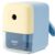 Hand‑Crank Pencil Sharpener for Students, Portable Manual Pencil Sharpener, Safe Hand‑held Sharpener for Classroom Home Office, Blue