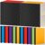 Handepo 100 Pack A5 Composition Notebooks Bulk 5″x8″ Wide Ruled Soft Cover Journals, 60 Pages Composition Notebooks Bulk School Supplies for Students Classroom Office