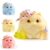 Handmade Taba Cat Squishy Toy,Kawaii Soft Slow Rebound Mochi- Silicone Stress Relief Squeeze Toys, Non-Toxic Silicone Fidget Gift for Kids Adults Party Favors (Yellow CAT)