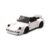 Handmade White Sports Car Building Block Set, Mini Racing Vehicle Model Kit, DIY Construction Toy for Kids and Collectors