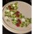 Hand Painted Strawberry Lazy Susan Wooden Turntable with Resin Top Rotating Serving Tray Kitchen Table Centerpiece Decorative Fruit Design Home Decor Gift