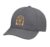 Handsome Dude Retro Skate Smile Face Peace Sign Adjustable Printed Baseball Hat, Slate Grey