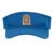 Handsome Dude Retro Skate Smile Face Peace Sign Sport Sun Visor, Youth, One Size, Royal Blue