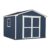 Handy Home Products Charleston Value Gable 10×10 Do-It-Yourself Wooden Storage Shed, 2×3 framing- Does not Include Floor kit or Paint
