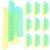Hanging File Folder Tabs 400Pcs Small Hanging File Folder Labels Lightweight Portable Index Tabs for Filing Folders Document Sorting Classification