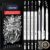 HANGYING 7Pcs White Pens Set, Dual-Tip Acrylic Paint Pens Opaque Ink