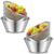 HANLANXUE 4 Pcs Small Stainless Steel Colander Set 5.5 x 2.44 Inches