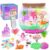 Hannstar Fairy Garden Kits for Kids – Light Up Terrarium kit Birthday Gift for Girls Ages 4 5 6 7 8 10 12 Years Old – Creative Garden Toys for Girls – DIY Arts and Crafts Kit for Kids