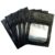 HANSER | Smell Proof Odorless Mylar Resealable Foil Pouch Bags with clear Window | Stand up bottom | Airtight | matte black | 100 Pieces | 3×4 inches