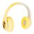 Haofy 40mm Speaker Unit, Stable Performance, Comfortable, Foldable, Stylish Over Ear BT Headset with 5.0, Adjustable Headband, Retractable, Colorful Breathing Light for Kids (Yellow)
