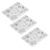 Haofy Clear Stamp Set 3 Pieces, Silicone