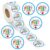 Haooryx Back to School Stickers, 500Pcs Welcome to 1st Grade Sticker 2 Roll