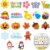 Haooryx Spring Summer Fall Winter Classroom Cutouts Bulletin Board Set