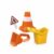 Hape Construction Sand Toy Set | Toy Set with Bucket, Shovel, Cone and Sign, for Children Ages 3+ Years
