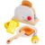 Hape White Wooden Pop-Up Toaster Set Pretend Play Breakfast Accessories for Preschoolers
